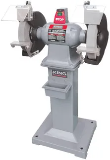 King Canada - 12 Heavy-Duty Bench Grinder With Floor Stand - KC-1295